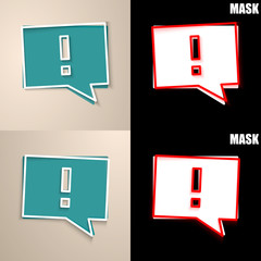 papierowa ikona z cieniem © vempireart