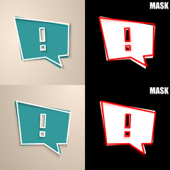 papierowa ikona z cieniem © vempireart