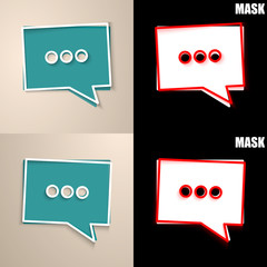 papierowa ikona z cieniem © vempireart