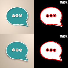 papierowa ikona z cieniem © vempireart