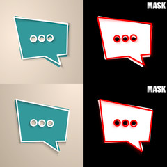 papierowa ikona z cieniem © vempireart