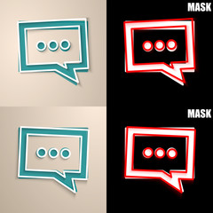 papierowa ikona z cieniem © vempireart