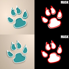 papierowa ikona z cieniem © vempireart