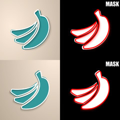 papierowa ikona z cieniem © vempireart