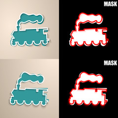 papierowa ikona z cieniem © vempireart