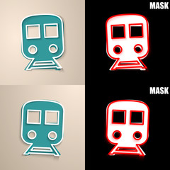 papierowa ikona z cieniem © vempireart