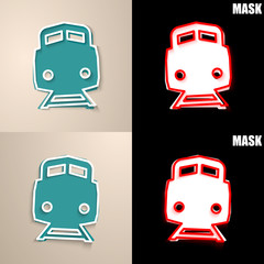 papierowa ikona z cieniem © vempireart