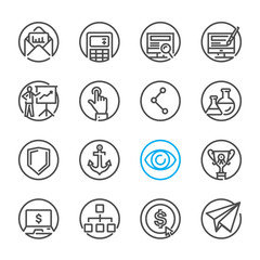 SEO and Internet icons with White Background 