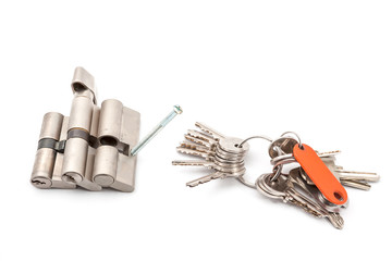 cylinders on white