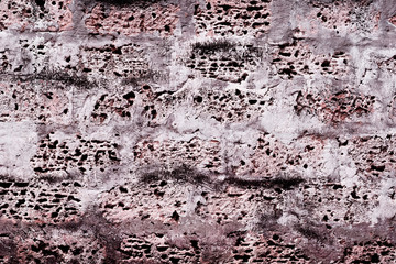 Brick texture with scratches and cracks