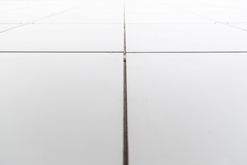 Contemporary architectural detail. Facade.