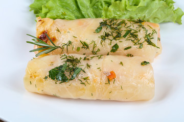 Stuffed cabbage rolls