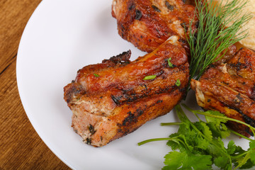 Pork ribs bbq
