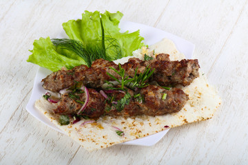 Lamb kebab