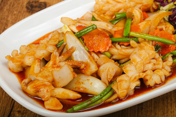 Squid in sauce