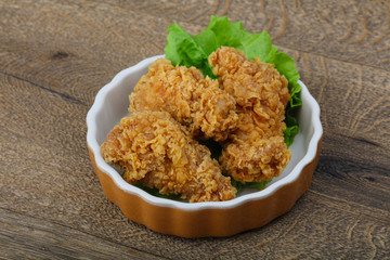Crispy chicken wings