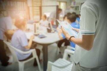 Obraz premium Meeting Corporate Success Brainstorming Teamwork Concept.selecti