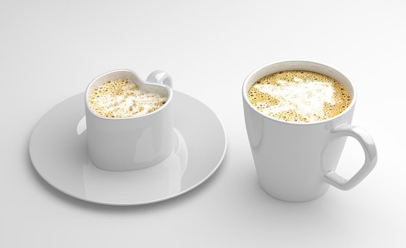 coffee 3D rendering