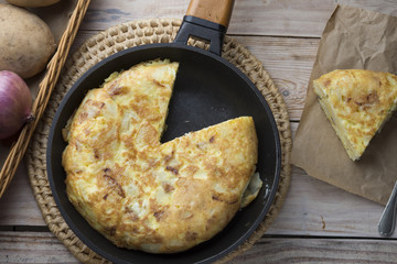 Omelet of potato (typical spanish)