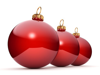 Red Christmas ball