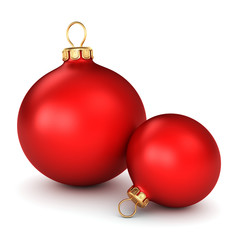 Red Christmas ball