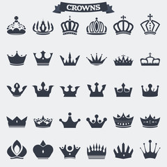 Crown emblems and icons