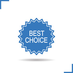 Best choice sticker icon