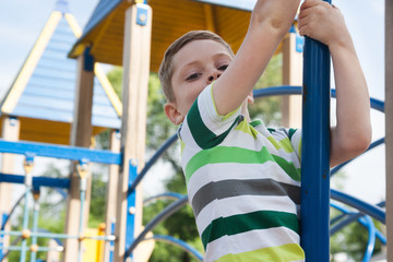 Fototapeta premium boy on the playground