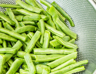 Green beans close up