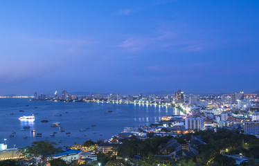 Fototapeta na wymiar View Point Pattaya