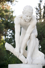 Fototapeta na wymiar greek statue