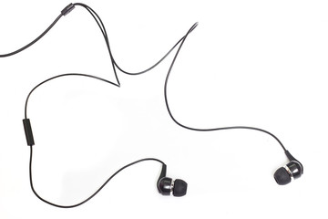 Stereo headphones with a cable