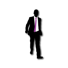 Businessman Vector Silhouette