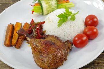  roast  leg duck