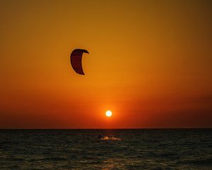 Kite surfing