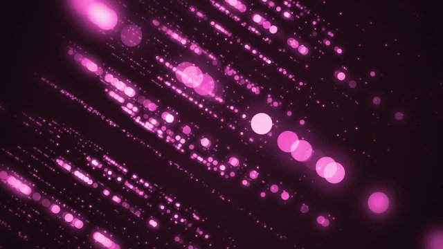  Elegant purple abstract.  Glittering particles on a black background. loop able abstract background circles.