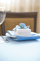 Wedding gift for guest. Candy box, bonbonniere 