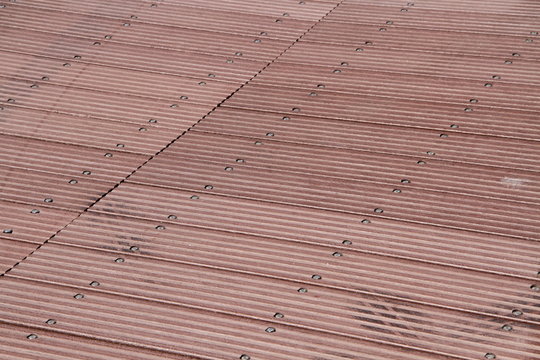 braune Holzbretter