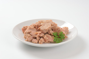 chunks of canned tuna