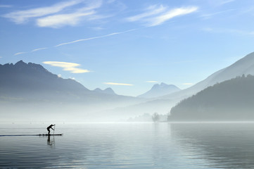 Obraz na płótnie Canvas Annecy lake in France
