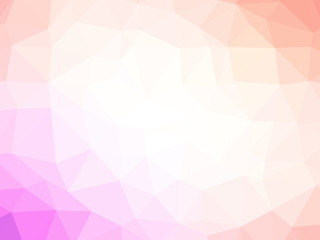 Abstract purple pink white gradient polygon shaped background
