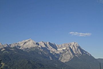 Wettersteingebirge mit Zugspitze