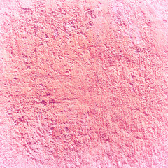 Texture pink plastered wall for background