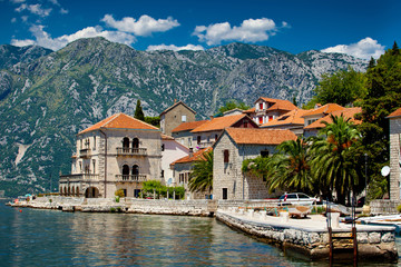 Fototapeta na wymiar Perast city, Montenegro