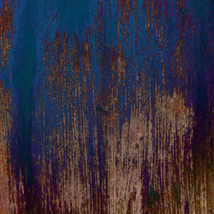 abstract blue background texture of an old rusty wall