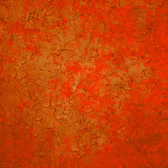 abstract orange grunge texture wall