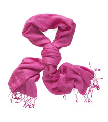 Colorful scarf on a white background.