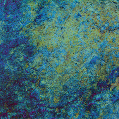 blue old concrete wall background