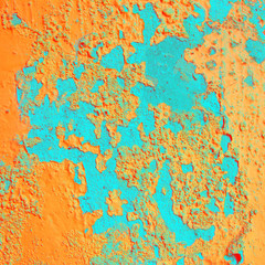 orange background texture cement wall