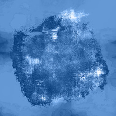 Naklejka na ściany i meble Abstract blue texture square in the center